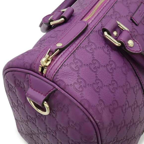 GUCCI Guccissima handbag in leather and purple, 265697 - Picture 6 of 9